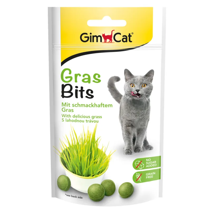 Sparpaket 2 x 40 g GimCat Gras Bits Katzen Snack Finale Aktion
